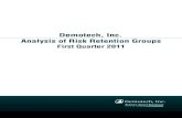 Demotech, Inc. Analysis of Risk Retention Groups2011/03/31  · 11603 CONTRACTORS INS CO OF NORTH AMER RRG - HAWAII STACEY GIBBS 802-862-4400 201 MERCHANT STREET, SUITE 2400 HONOLULU