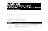 Title of Lesson · Web viewMOAC 70-410 - Installing and Configuring Windows Server 2012 Lab Manual Lab 12 Deploying and Configuring the DNS Service This lab contains the following