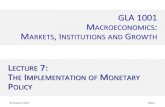 GLA 1001 MACROECONOMICS M , I G - University of Toronto 07...Inflation,” FRBSF Economic Letter 2012-21, 9 July 2012. The failure of money supply targeting explains the emergence