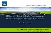 Office of Motor Vehicle Management Vehicle Purchase Division … · New Branch to Motor Vehicle Management •Conduct market research & supplier capability studies - Subject Matter