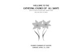 WELCOME TO THEcathedralchurchofallsaints.com/pdfs/April 22 2018.pdf · The Lord Is My Shepherd H. Goodall (b.1958) The Lord is my shepherd, I shall not want; He maketh me to lie down