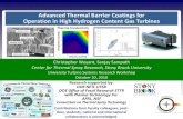 Advanced Thermal Barrier Coatings for Operation in High ......VOLVO AERO C HROMALLOY ICP Thermal Barrier Coatings in Hydrogen-Fired IGCC Turbines-Increased mass flow of syngas fuel