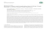 RecurrencePatternandComplicationRateofAllergicFungal Sinusitis… · 2020. 6. 22. · ResearchArticle RecurrencePatternandComplicationRateofAllergicFungal Sinusitis:A10-YearTertiaryCenterExperience