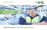 HEROSE of Pressure. · 2018. 9. 12. · teed functionality. This is in particular essential with pneumatic emptying of silo trailers, ... ensures reliable system protection up to