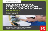 Electrical Installation Calculations: Basic 9th Ed · Electrical installation calculations. Basic : for technical certiﬁ cate level 2 / Christopher Kitcher and A.J. Watkins. —