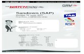Sandown (SAP) - Microsoft...Sandown (SAP) First Race: 1:39PM (VIC time) Win - SUFFRAGETTE (R8B4) 1st Leg: 3,4,6,8 2nd Leg: 3,6,7 3rd Leg: 3,5,7 4th Leg: 4 Cost: $50 for 625.00% Distance