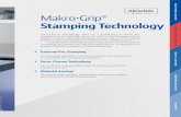 Makro•Grip...On the following pages, you will read everything you need to know about the Makro•Grip ® stamping technology and how pre-stamping affects 5-face machining with the