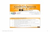 CertificatePinning · 2020. 1. 17. · 1 CertificatePinning ¿Tenemos el c...ertificadoroto? Lic. Cristian Borghello, CISSP –CCSK –MVP info@segu-info.com.ar @seguinfo @CursosSeguInfo