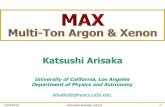 Katsushi Arisaka - University of California, Los Angelesarisaka/Talks/2012/Arisaka_120224... · 2012. 11. 16. · Katsushi Arisaka, UCLA 1 University of California, Los Angeles Department