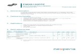PMXB120EPE - Nexperia · 2017. 5. 4. · PMXB120EPE AoSoCnw((25(RccCnIetECoEoCroh Nexperia PMXB120EPE 30 V, P-channel Trench MOSFET All information provided in this document is subject