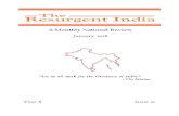 resurgent Jan 2018new.resurgentindia.org/wp-content/uploads/2018/02/... · 2018. 2. 3. · The Resurgent India 2 January 2018 The Resurgent India English monthly published and printed