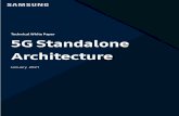 Technical White Paper 5G Standalone Architecture...Control Plane User Plane 5 NR architecture variants of option 3 From a control plane perspective, the eNB is connected to the EPC,