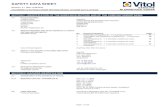 SAFETY DATA SHEET - Vitol · 2020. 7. 30. · H2S Warning: Product may release Hydrogen Sulphide: A specific assessment of inhalation risks from the presence of hydrogen sulphide