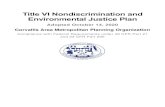 Title VI Nondiscrimination and Environmental Justice Plan · 2020. 12. 16. · CAMPO must also demonstrate compliance with Title VI and other nondiscrimination requirements. The Corvallis