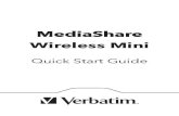 MediaShare Wireless Mini QSG Manual...4 English aThis guide is intended to enable you to use your MediaShare Wireless Mini 49160 as quickly as possible. Additional features are explained