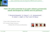 Palm Oil yield potential of oil palm (Elaeis guineensis seeds …isopb.mpob.gov.my/pdfFile/2nd/PAPER 2 Gasselin Cirad.pdf · 2014. 7. 7. · Value of Oil Palm seeds developed by CIRAD