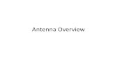 Antenna Overviewjwctech.com/datasheet/pdfs/Antenna.pdf · 2018. 6. 26. · at its feed-point. 2. The portion of an antenna’s input ... –The helical antenna –Horn antenna –Reflector