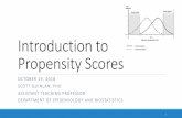 Introduction to Propensity Scores - CTSI-CN...Austin PC. An Introduction to Propensity Score Methods for Reducing the Effects of Confounding in Observational Studies. Comparative Behavioral