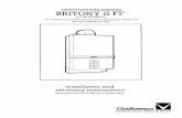 BRITONY II FF - FREE BOILER MANUALS...CHAFFOTEAUX LIMITED BRITONY II FF G.C. No 52.980.21 This appliance has been tested and certificated by British Gas For use on natural gas only)