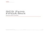 SCS Zynq FPGA-Box€¦ · Xilinx ZYNQ-7045 SoC (XC7Z045-3E-FBG676) See „ug585-Zynq-7000-TRM" and related documents for detailed SoC description Size: 12cm x 6cm x ~1.2cm Weight: