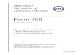 Form 700 - NETFILECommission (FPPC) is the state agency responsible for issuing the attached Statement of Economic Interests, Form 700, and for interpreting the law’s provisions.