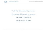 UNC Steam System Design Requirements (UNCSSDR) …the pressurized condensate return system. An example of contaminated condensate that should not be returned is the drainage from a