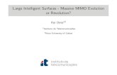 Large Intelligent Surfaces - Massive MIMO Evolution or Revolution? · 2019. 12. 5. · Large Intelligent Surfaces - Massive MIMO Evolution or Revolution? Rui Dinis12 1Instituto de
