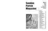 Sandon March Parish 40p 2015 03...Page 4 March 2015 Sandon Parish Magazine Terry’s Letter Dear Friends, In the midst of the trial of Jesus, as recorded in the Gospel of John, we