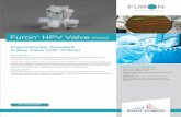 Furon HPV Valve · Furon HPV Valve construction is based on Saint-Gobain's industry-proven design but specifically geared to reduce liquid entrapment and improve clean up time. Featuring
