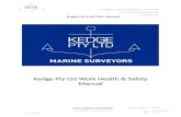 Kedge Pty Ltd Work Health & Safety Manual · 2019. 2. 28. · PO BOX 129, SANDY BAY TAS 7006 1300 899 596 KEDGE MARINE SURVEYORS Document Number: CO 005 “Your Safety Is Our Business”