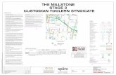 THE MILLSTONE STAGE 3 CUSTODIAN TOOLERN SYNDICATE...THESE LEVELS HAVE BEEN USED AS THE BASIS FOR ALL ENGINEERING DESIGN AND DETERMINATION OF QUANTITIES AND ARE ACCURATE TO WITHIN ±0.05m.