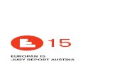 EUROPAN 15 JURY REPORT AUSTRIA · 2019. 12. 1. · Europan Österreich c/o Haus der Architektur, Palais Thinnfeld, Mariahilferstrasse 2, A-8020 Graz, SITES . WEIZ POPULATION: 11.300