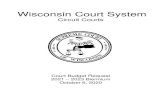 Circuit Courts - DOA Home 625 CC-CTS Budget...Court Total by Decision Item Circuit Courts 2123 Biennial Budget Page 8 of 26 Decision Item 1st Year Total 2nd Year Total 1st Year FTE
