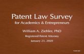 Patent Law Survey...What is a Patent? A patent is a contract (an exchange or trade) between an inventor and the United States.The U.S. gov’t requests the inventor to teach how to