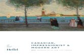 cAnAdiAn, impressionist & modern Artheffel.ca/links/archives/A2018s_CIM.pdf · 2018. 4. 17. · impressionist & modern art auCtion Wednesday, May 30, 2018 4 PM Post-War & Contemporary