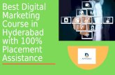 Best digital marketing course in hyderabad with 100% placement assistance