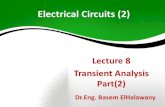 Electrical Circuits (2) Shoubra... · 2015. 4. 21. · Electrical Circuits (2) - Basem ElHalawany 2 Second-Order RLC Transient (Step Response) The Switch “S” is closed at t=0