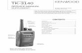 SERVICE MANUAL · 2014. 11. 8. · (A02-3653-04) Knob (PTT) (K29-9131-03) Antenna (KRA-23:option) Key top (SW1,SW2) (K29-9132-03) Does not come with antenna. Antenna is available