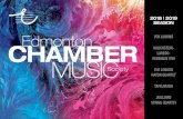 2018 | 2019 SEASON Edmonton VOX LUMINIS CHAMBER KALICHSTEIN- LAREDO- MUSIC · 2018. 9. 13. · String Quartet in F Major, Op. 77, No. 2 Bela Bartok, String Quartet No. 3, Sz. 85 Ludwig