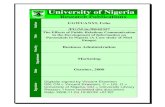 University of Nigeria Effects of Public...Parastatals in Nigeria (A Case study of Nitel Enugu) Faculty Business Administration Department Marketing Date October, 2000 Signature mlwrrw