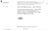 AFMD-86-11 Internal Audit: Nonstatutory Audit and ...for detailed review-the Natlonal Science Foundation, the Farm Cred Admuustration, the Office of Personnel Management, and the Federal