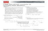 PWM type DC/DC converter IC Included 650V MOSFET...FB burst hysteresis VBST3 - 0.040 - V VBST3= VBST2-VBST1 FB voltage of starting frequency reduction mode VDLT 1.100 1.250 1.400 V