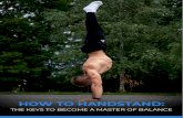 HOW TO HANDSTAND - Caliathletics · 2019. 9. 1. · HANDSTAND PROGRAM THE KEYS TO BECOME A MASTER OF BALANCE New Handstand program releases 07.09.2019 on Caliathletics.com Introduction