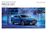 NEW ALL-ELECTRIC LEXUS UX 300e PRICE LIST...UX 300e with Takumi Pack Door mirrors: electrically adjustable, foldable and heated v v – Front and rear one touch power windows, with