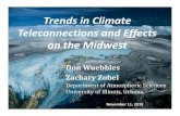 Trends in Climate Teleconnections and Effects on the Midwestsnr.unl.edu/download/research/projects/...11112015.pdf · Microsoft PowerPoint - Arctic2015-Wuebbles-TrendsClimateTeleconnections-11112015.pptx