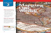 Chapter 2: Mapping Our World · Latitude is the distance in degrees north or south of the equator. The equator, which serves as the reference point for latitude, is numbered 0° latitude.