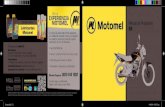 Manual de Propietario S2 Motomel · 2017. 7. 11. · por la elección de su Motomel S2 un vehículo que colmará con creces todas sus expectativas. Este manual es su guía para la