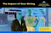 The Impact of Your Giving - WellSpan Health · sepsis. Tammy Sullivan, manager of case management, served on this committee. In a remarkable twist of fate, she credits being alive