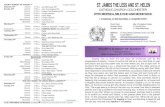 FOURTH SUNDAY OF ADVENT (Expectant Mothers) ST. JAMES … › newsletter_20-12-2020.pdf · (Expectant Mothers) thWeek Commencing 20 DECEMBER 2020. PLEASE SEE MASS SCHEDULE FOR ALL