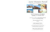 Saint Damien Parish - UKnight › Events › Communion Breakfast Program 2019.pdfSaint Damien Parish is a unified Catholic Community anchored in God’s Love. In all our endeavors,